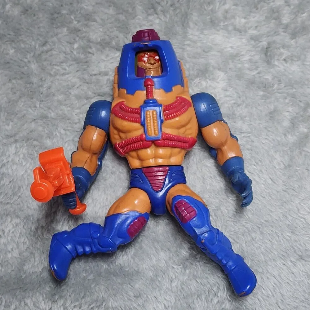 Masters of the Universe Vintage 1982 Man E Faces Action Figure MOTU